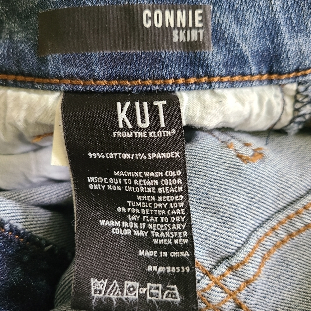 KUT FROM THE KLOTH Connie denim skirt - Picture 4 of 4